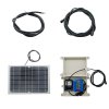 Kit panneau solaire 10W 12V avec régulateur de charge et batterie lithium 5600mAh