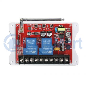 220VAC RF 2 canaux télécommandé sans fil 1 récepteur 3 transmetteurs