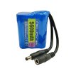 12V 5600mAh Paquet de Batterie au Lithium Rechargeable