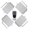 8 Canaux AC110~240V 30A 500m un-à-plusieurs kit 1 Emetteur -4 Récepteur Sans Fil Etanche pour treuils / moteur