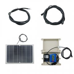 Panneau Solaire 12V 10W 1A - Design Fin étanche IP65, Avec Diode Intégrée - Pour Voiture, Bateau, Camping, éclairage - 13