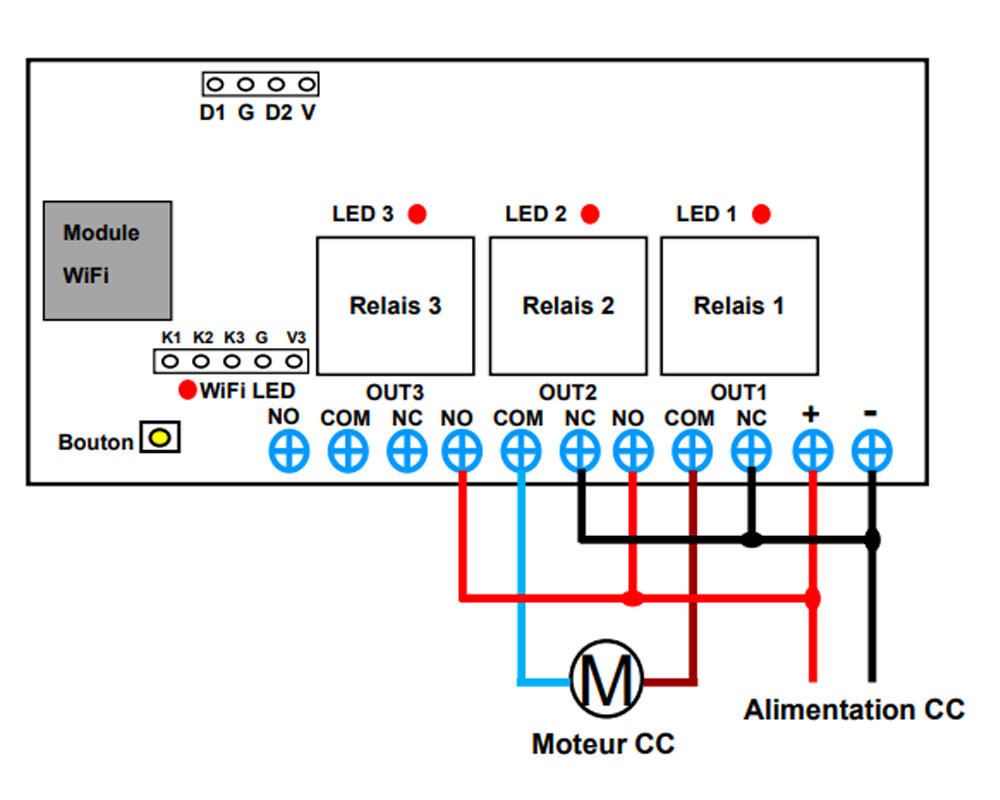 Module de Commande Interrupteur WiFi